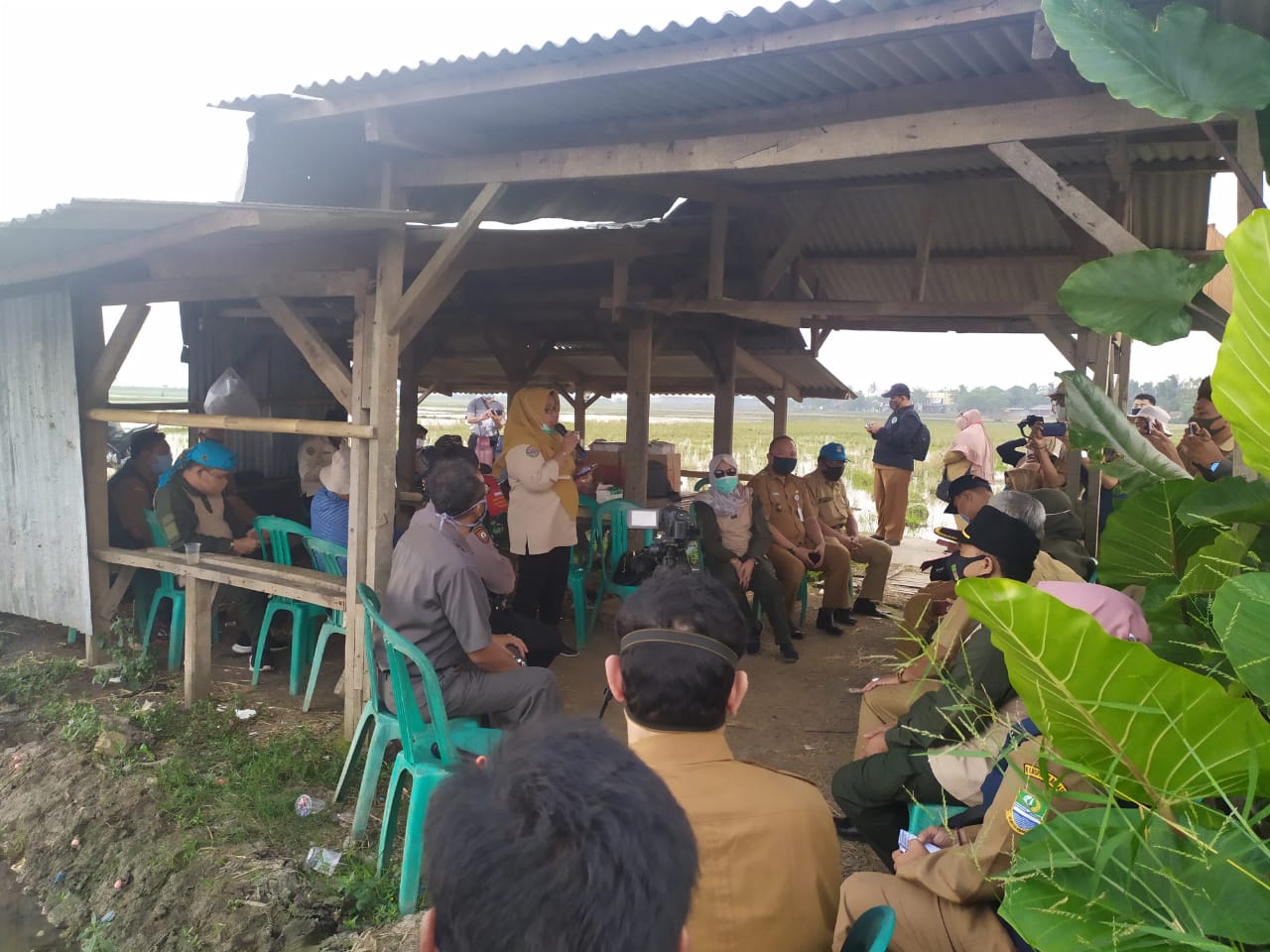 GPOT Dinas Pertanian di Kecamatan Pebayuran (Foto : Acep S/potretjabar) 